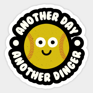 Another Day Another Dinger - Softball Batter Sticker